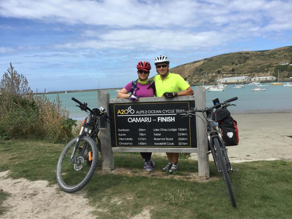 Alps 2 Ocean Cycling Holiday - Day 6. Oamaru, Oamaru, the finish of the Alps 2 Ocean Cycle Trail.