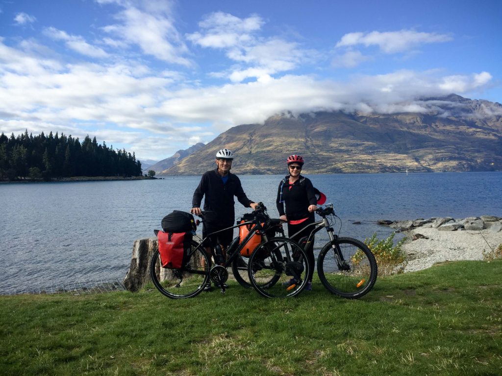 Alps 2 Ocean Cycling Holiday. Practice run with panniers.