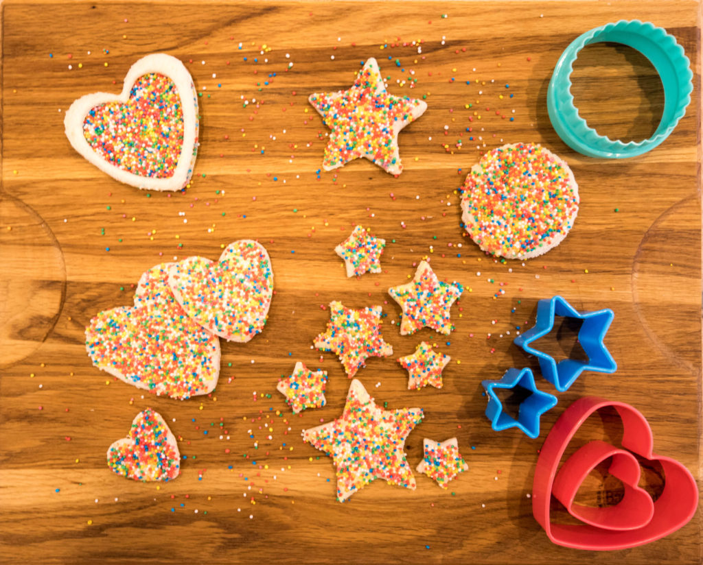 Have some fun when making Fairy Bread for kids parties.