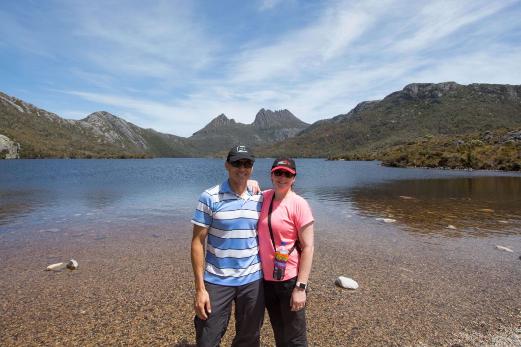 Stunning views of Dove Lake and Cradle Mountain.