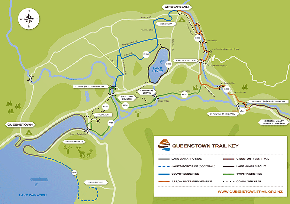 Queenstown Trail Map